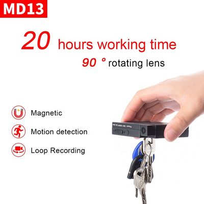 Motieopsporing Magnetische 1500mAh Mini Body Camera