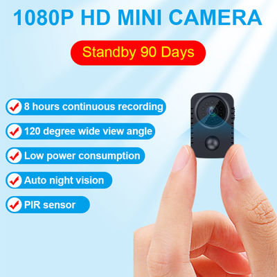 De Slimme PIR Sensor Night Vision Body Camera Mini Camcorders van HD 1080P