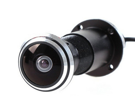 1080P 4 IN 1 AHD TVI CVI analoge minicamera 1.78mm van CVBS Fisheye-de Camera van de veiligheidskabeltelevisie van het lenshuis voor deur